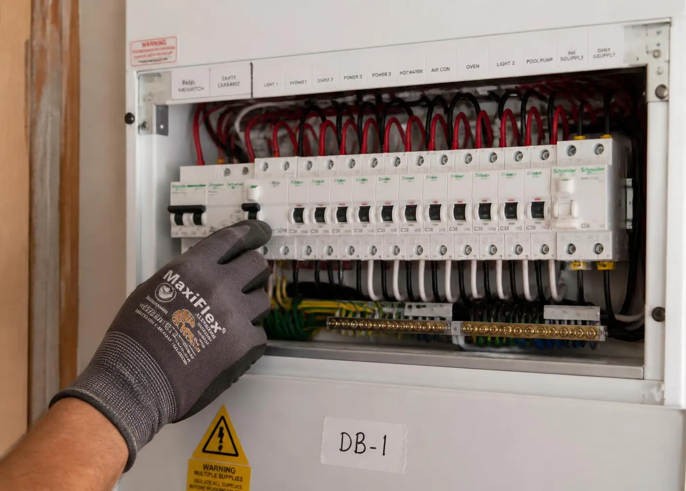 Switchboard assessment before an EV charger installation in Cardiff